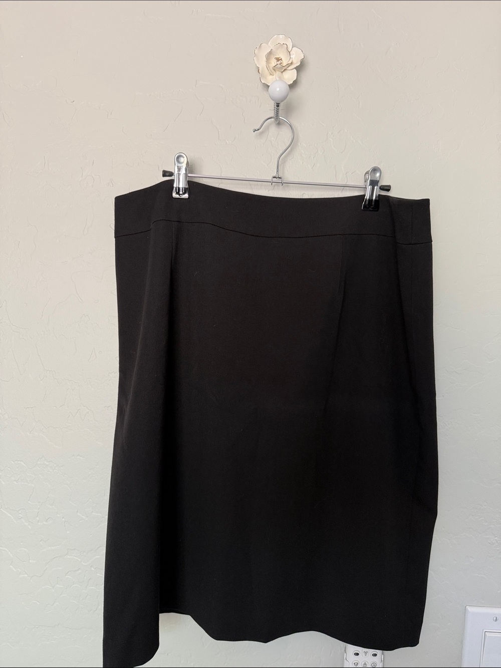 Alex Marie Black Classic Pencil Skirt